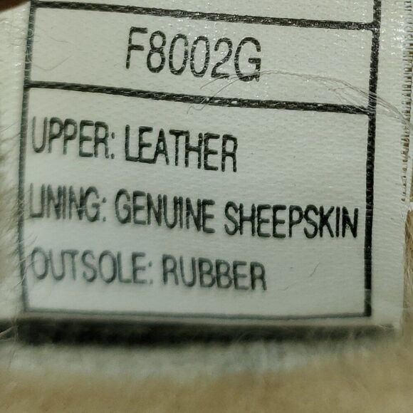 Vintage Leather & Sheep Skin Ugg Zip-up & Slip-in Boots w/Non-Slip soles  6 - Picture 12 of 15